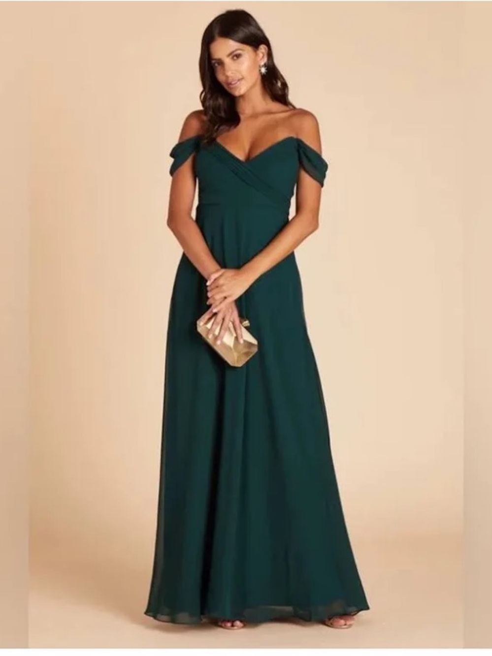 Birdy Grey Spence Convertable Maxi Dress Emerald Green Size S